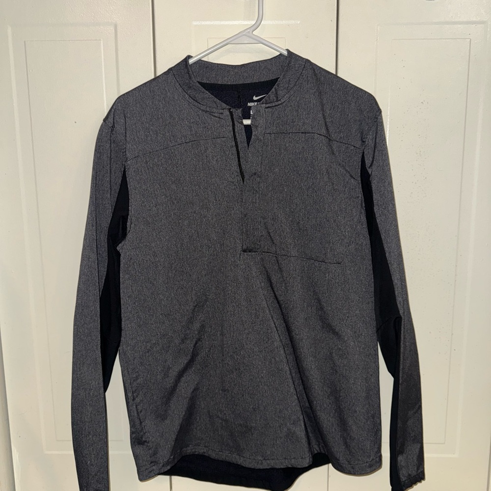 Nike Shield Golf Quarterzip Charcoal/Black